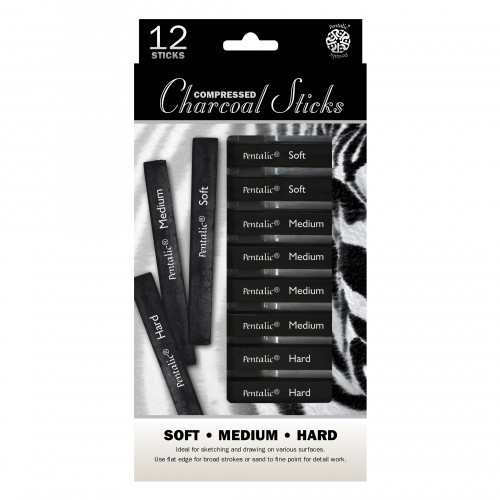 Willow Charcoal Pencils Sketch Charcoal Bars Drawing Graphite Quick  Sketching Artist Products Carboncillo Para Dibujo