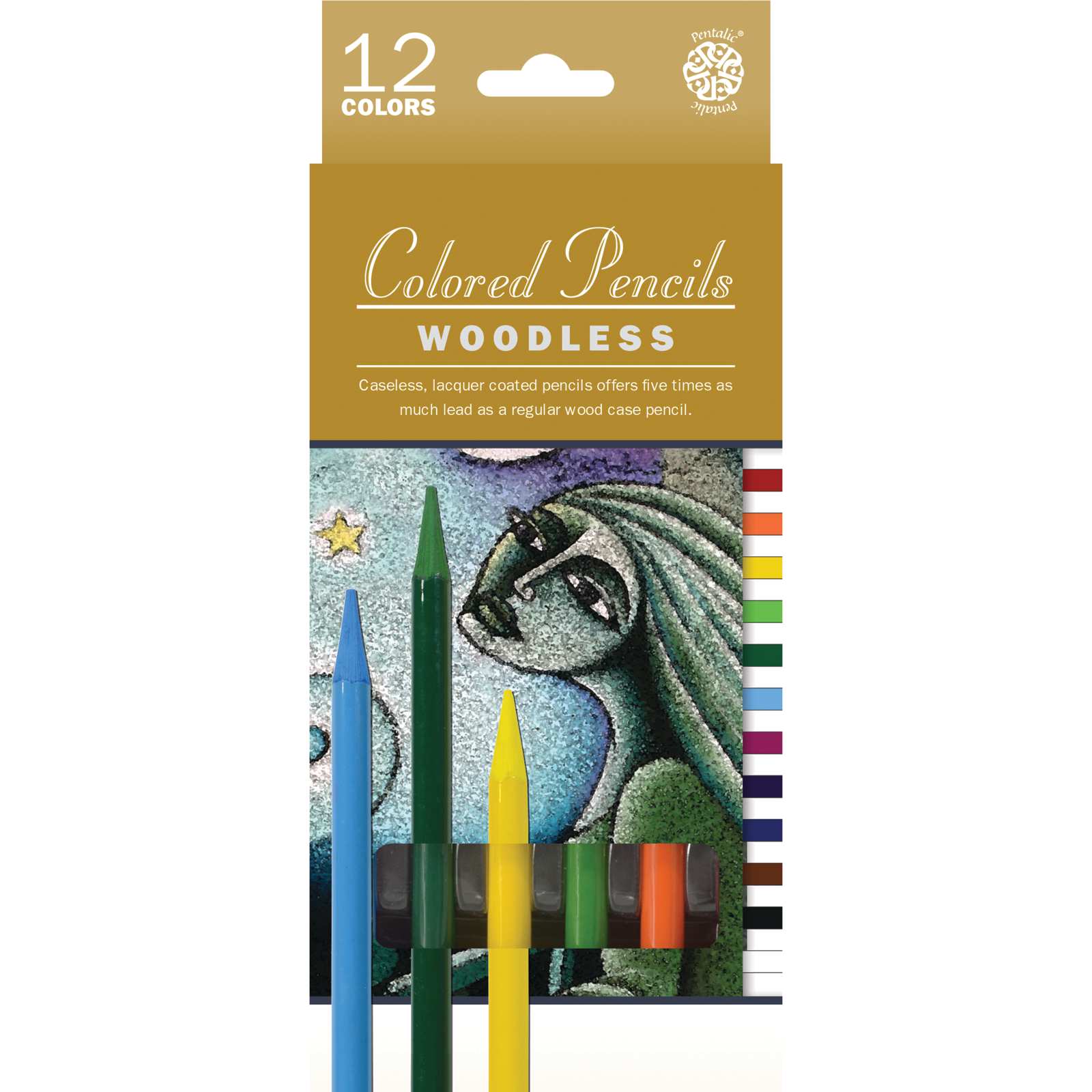 Pentalic Hard Woodless Charcoal Pencil | C2F Inc | Misc.