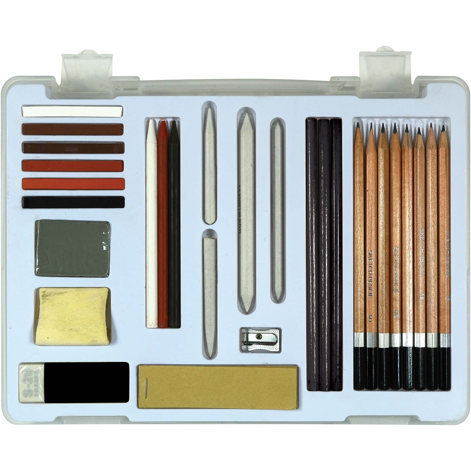 Pentalic Illustrator's Sketchbook Drawing Pencil Set Value Pack
