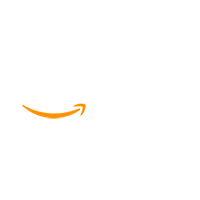 Amazon Logo White Small Pentalic